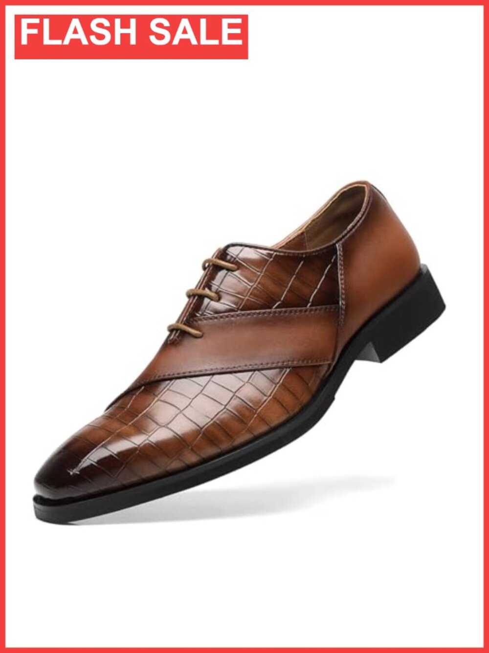 Men's Oxfords Lace Up Faux Leather Dress Shoes Business Casual Formal
